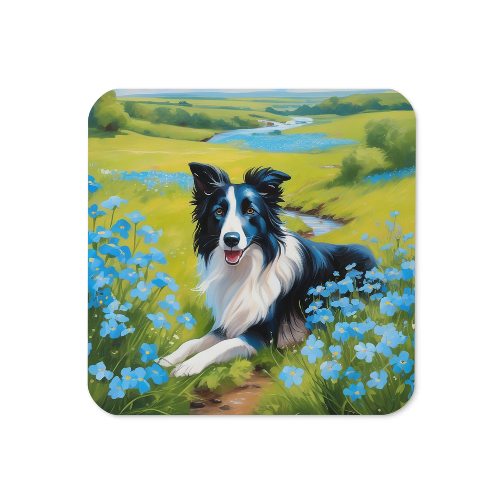 PugMug Custom Border Collie Coaster