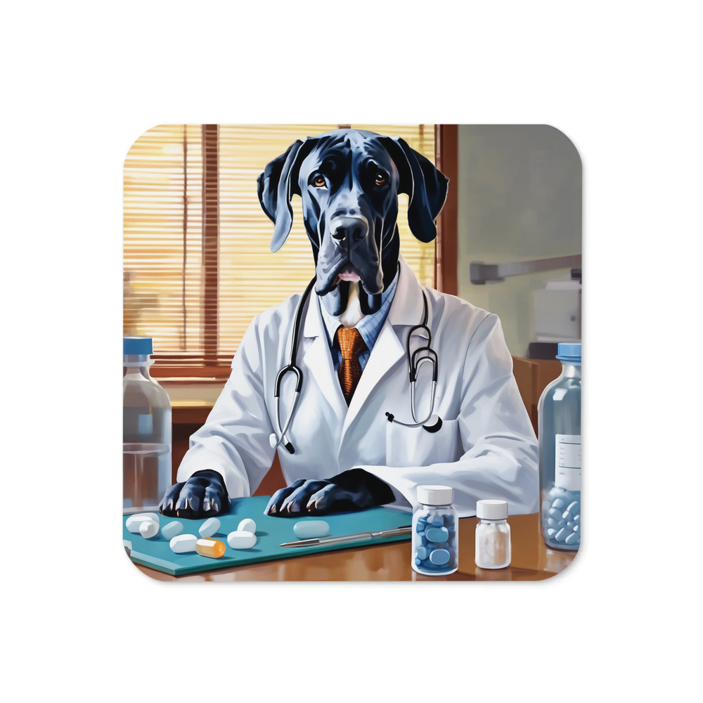 PugMug Custom Great Dane Coaster