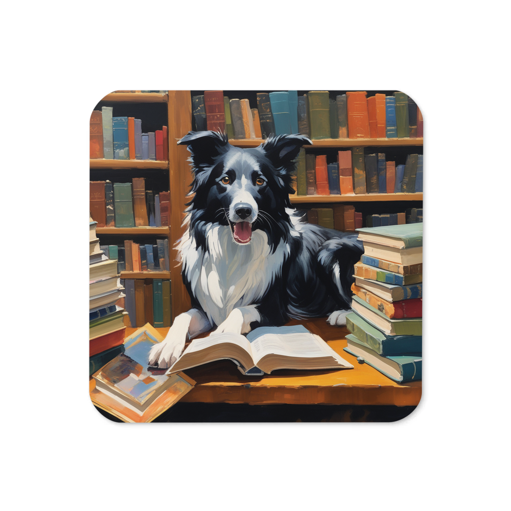 PugMug Custom Border Collie Coaster