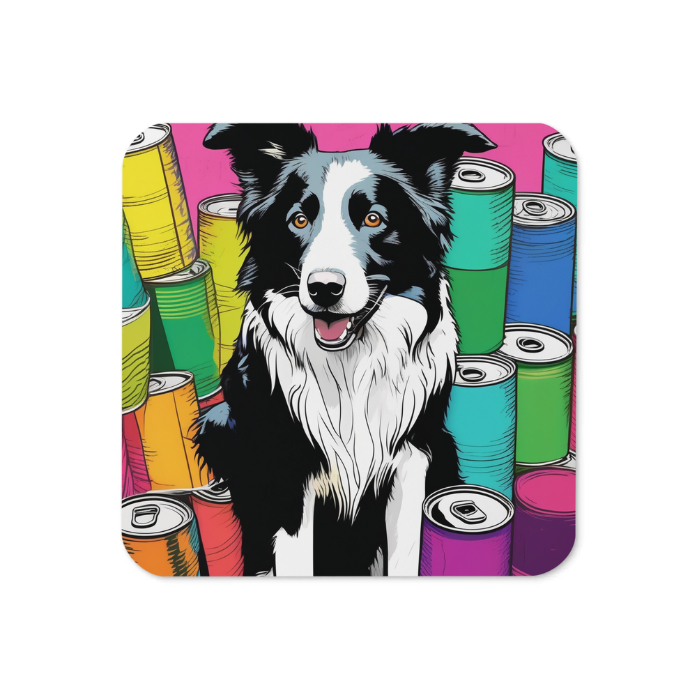 PugMug Custom Border Collie Coaster