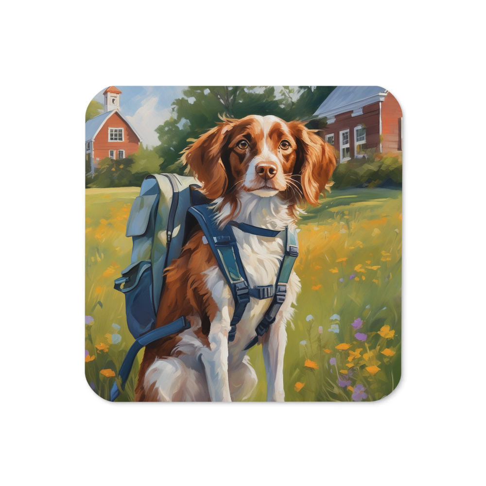 PugMug Custom Brittany Dog Coaster