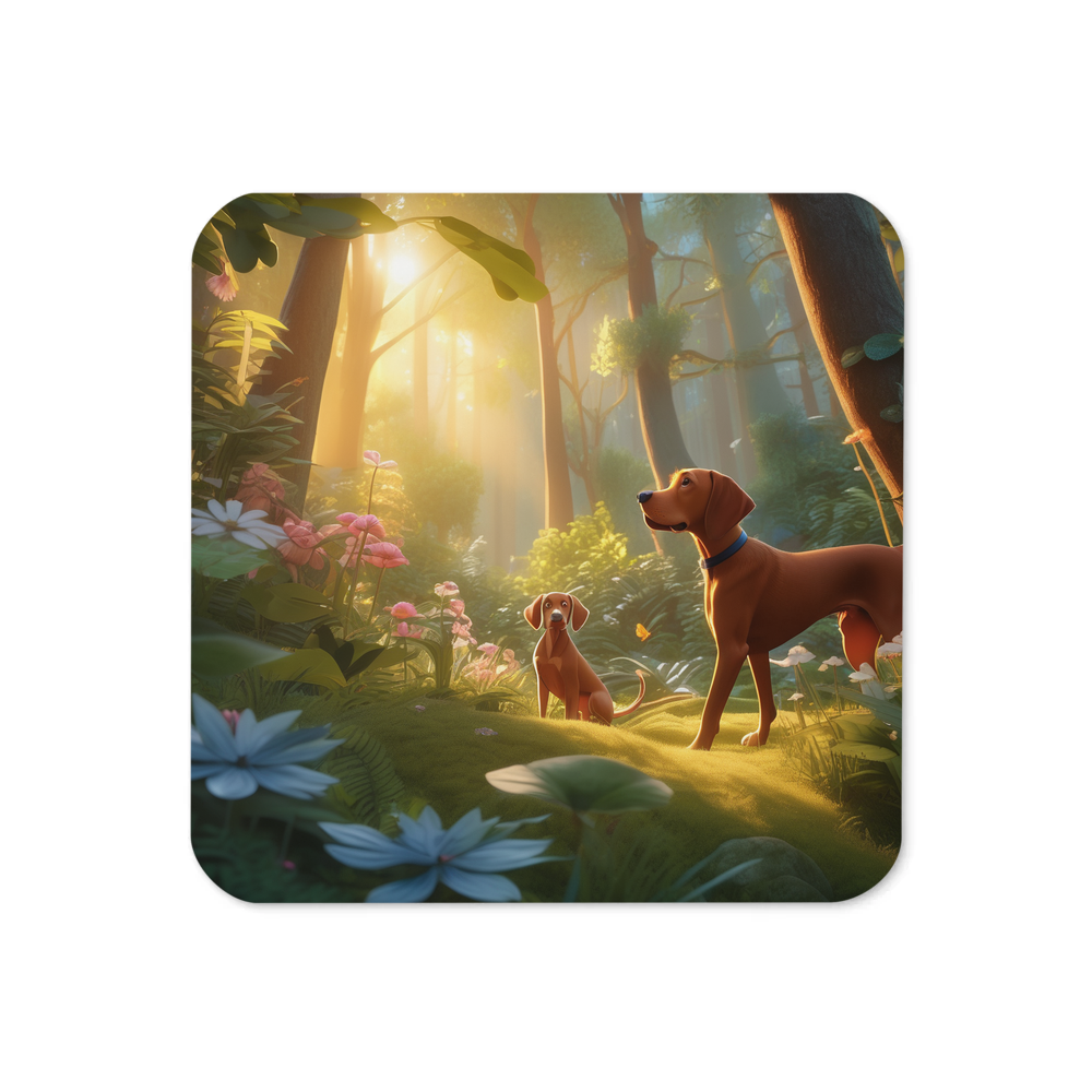 PugMug Custom Vizsla Coaster