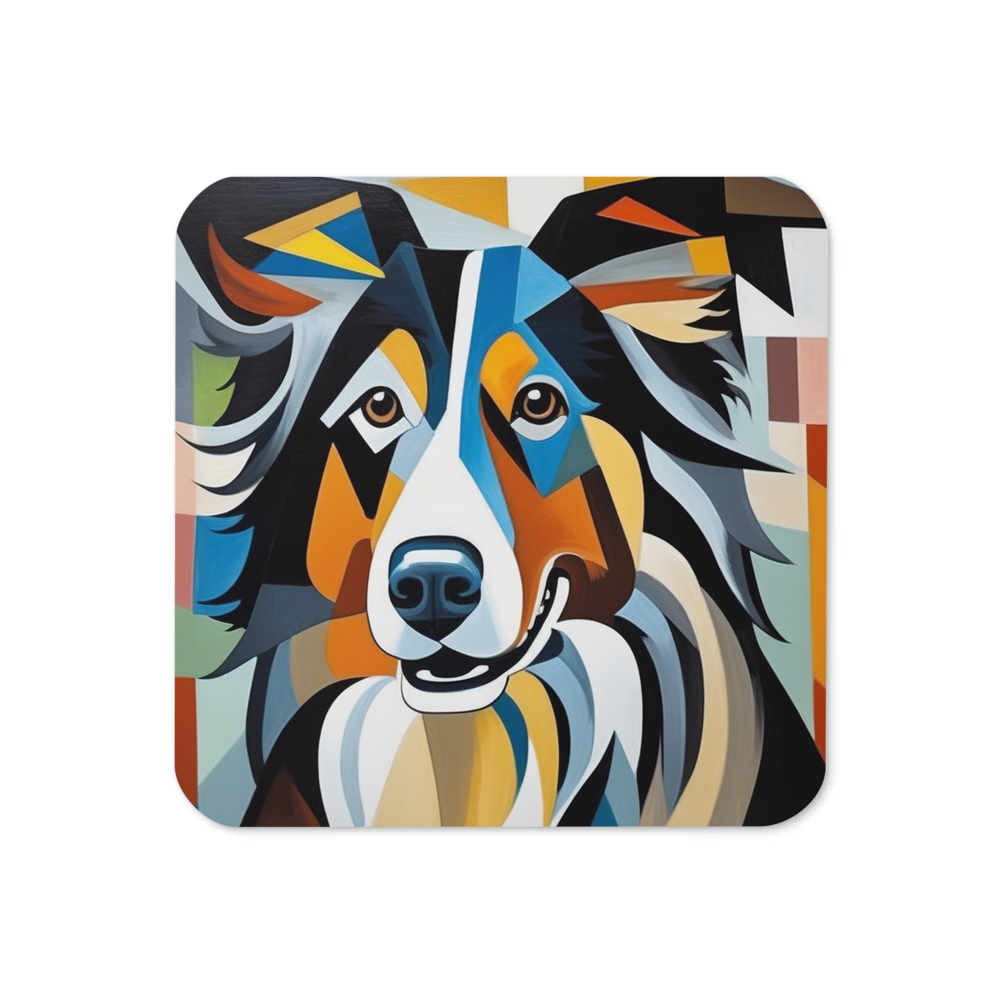 PugMug Custom Collie Coaster