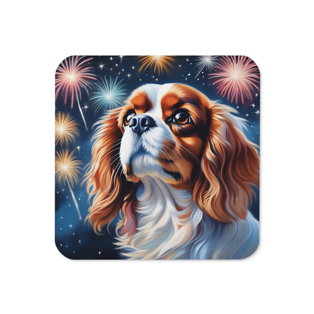 PugMug Custom Cavalier King Charles Spaniel Coaster
