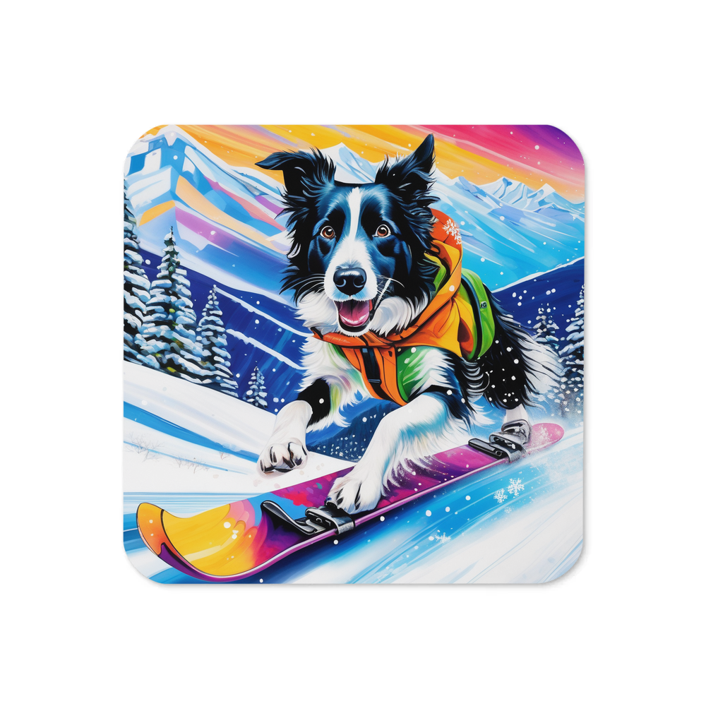 PugMug Custom Border Collie Coaster