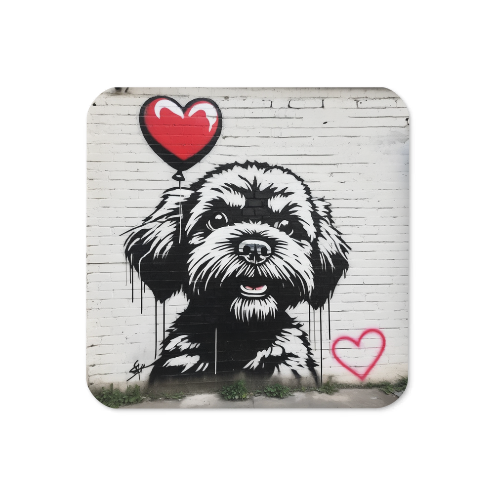 PugMug Custom Lily Coaster