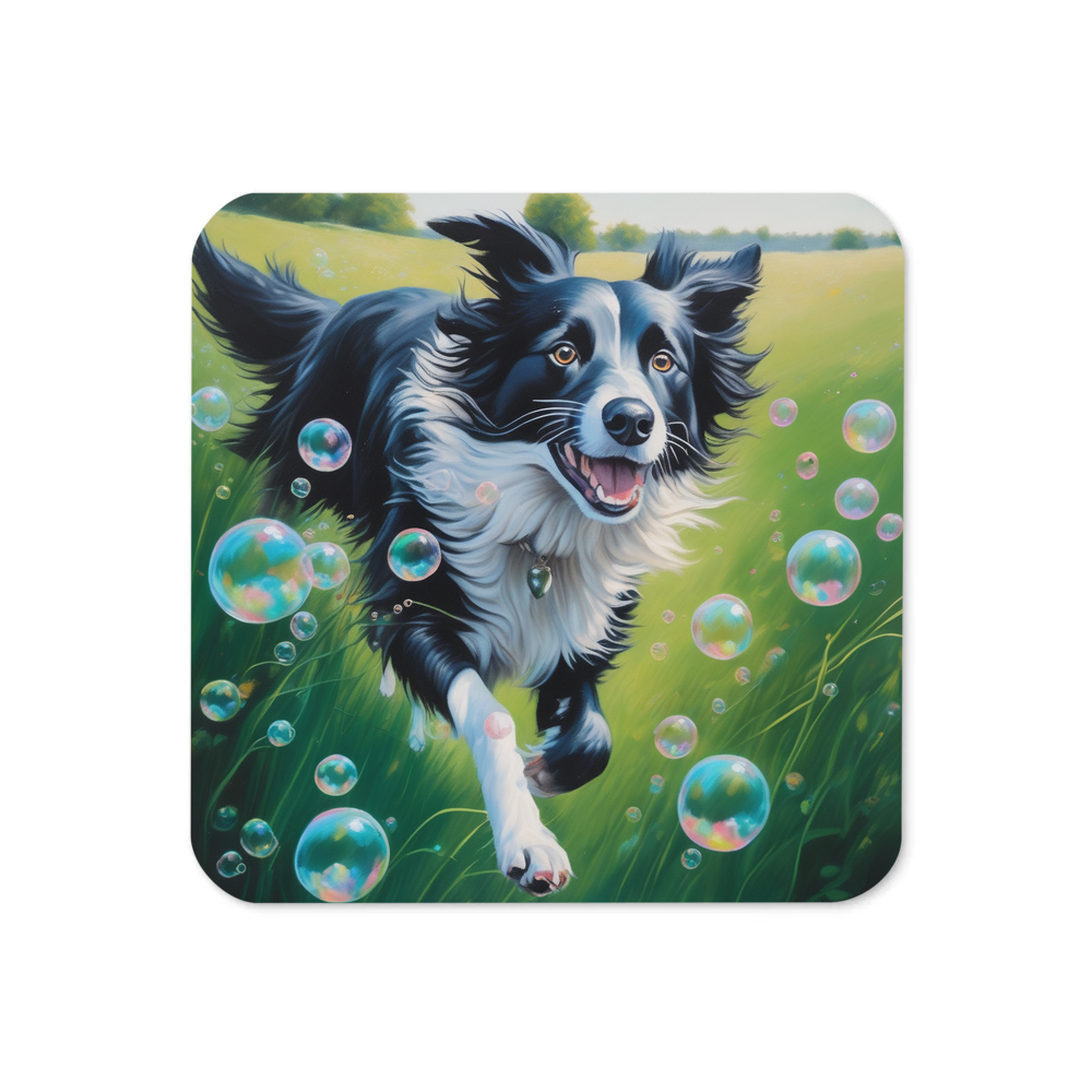 PugMug Custom Border Collie Coaster
