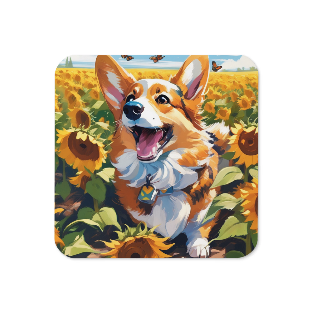 PugMug Custom Pembroke Welsh Corgi Coaster