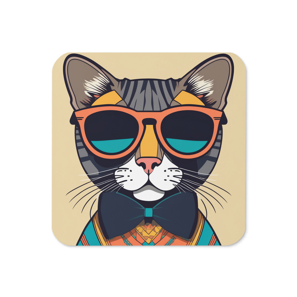 PugMug Custom Tabby Exotic Cat Coaster