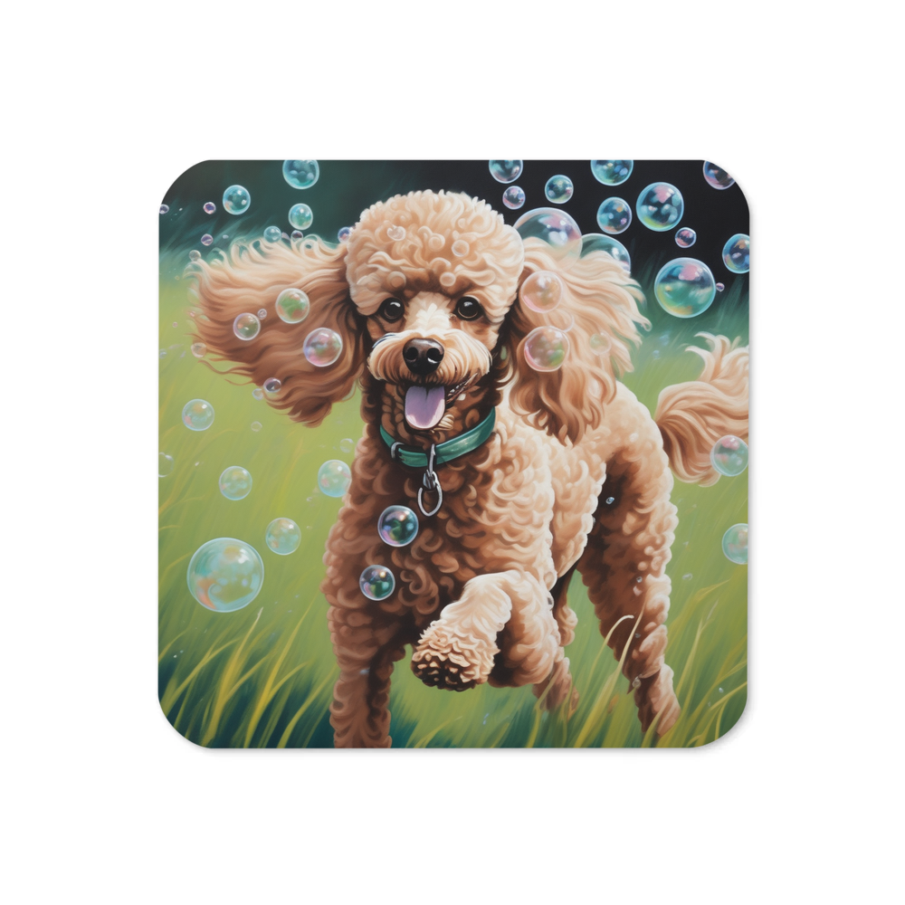 PugMug Custom Tan Poodle Coaster