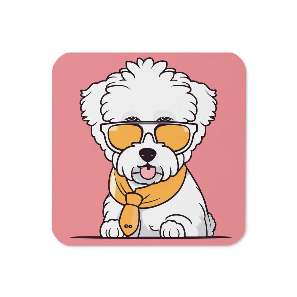 PugMug Custom Bichons Frise Coaster