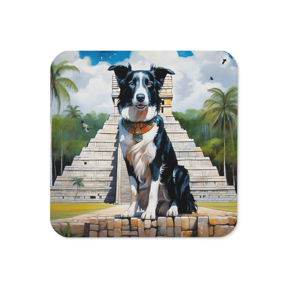 PugMug Custom Border Collie Coaster