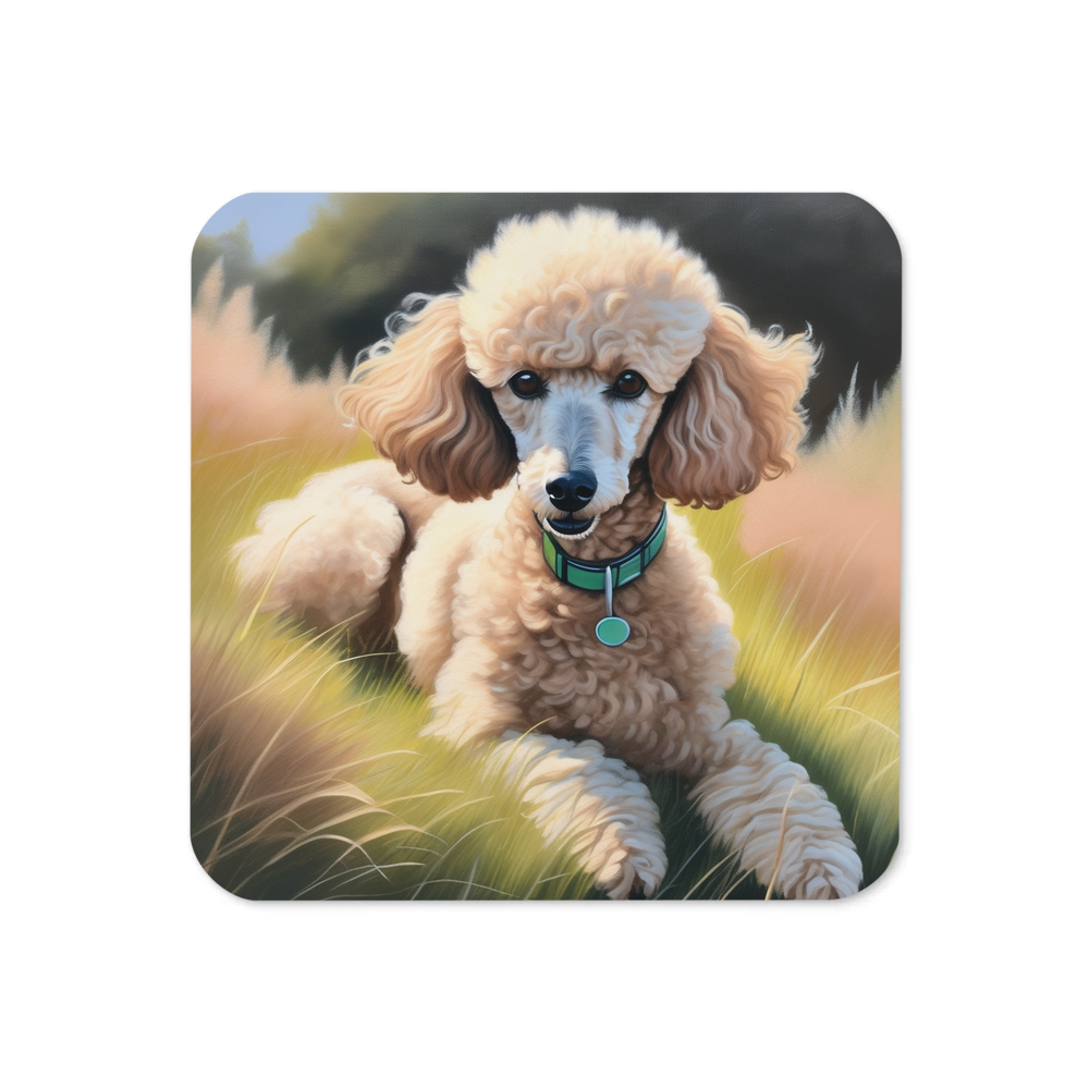 PugMug Custom Tan Poodle Coaster