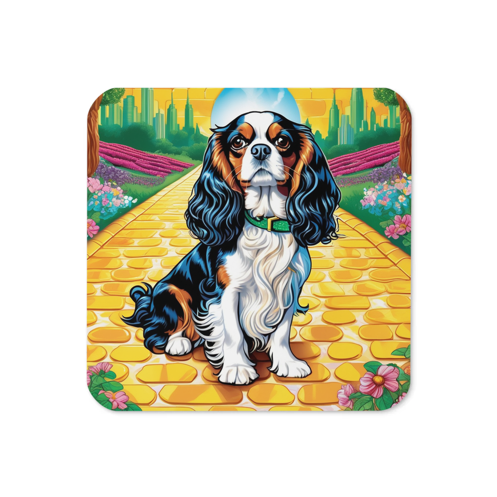 PugMug Custom Cavalier King Charles Spaniel Coaster