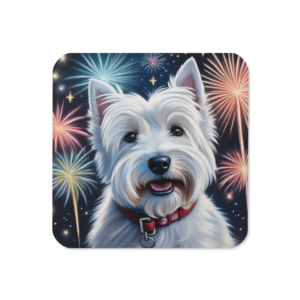 PugMug Custom West Highland White Terrier Coaster