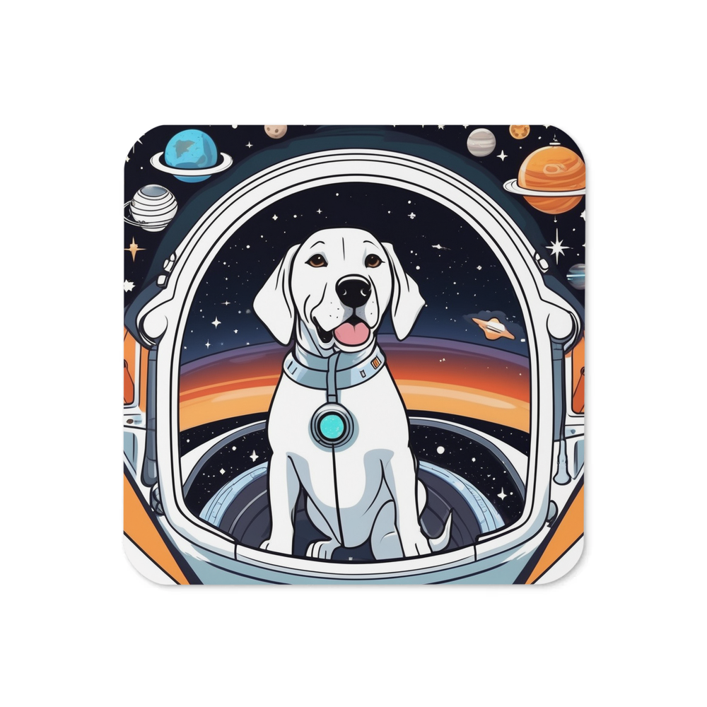 PugMug Custom Pointer Dog Coaster