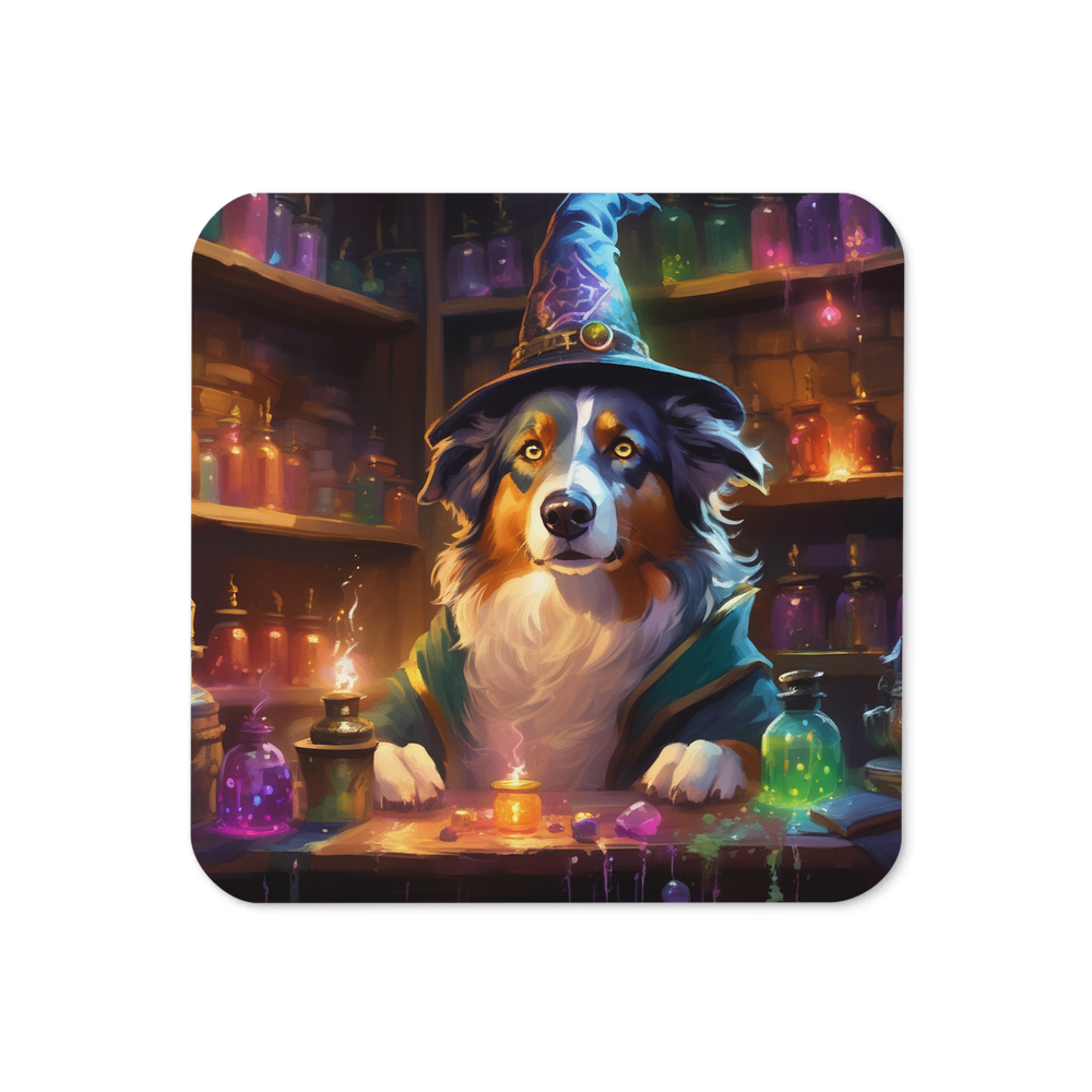 PugMug Custom Australian Shepherd Dog Coaster