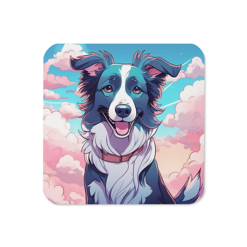 PugMug Custom Border Collie Coaster
