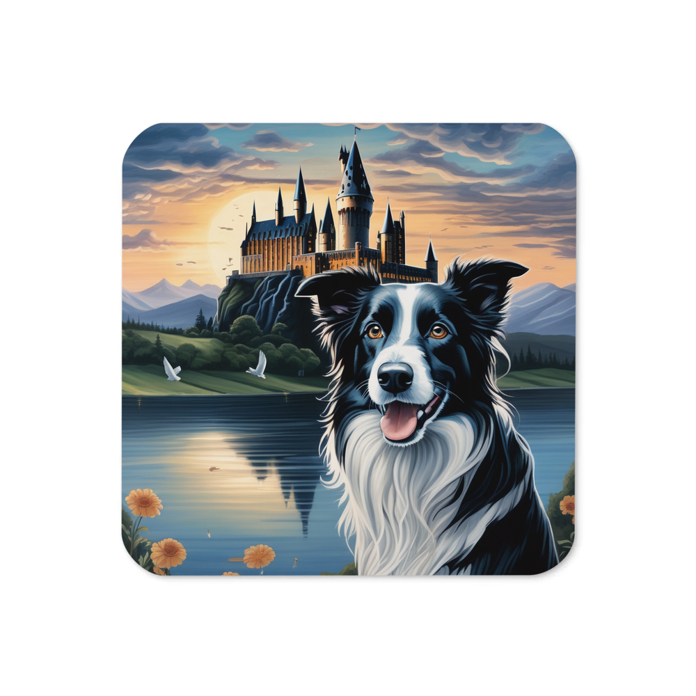 PugMug Custom Border Collie Coaster