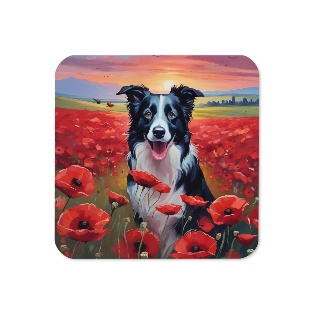 PugMug Custom Border Collie Coaster