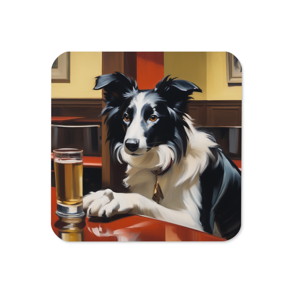 PugMug Custom Border Collie Coaster