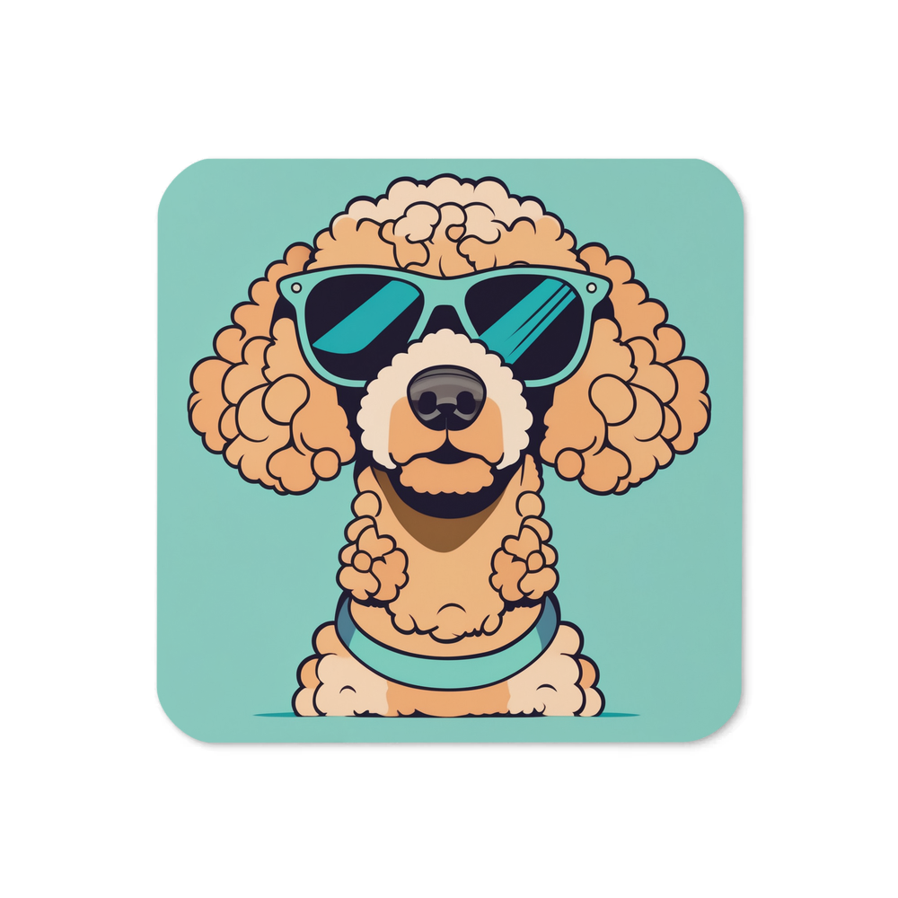 PugMug Custom Tan Poodle Coaster