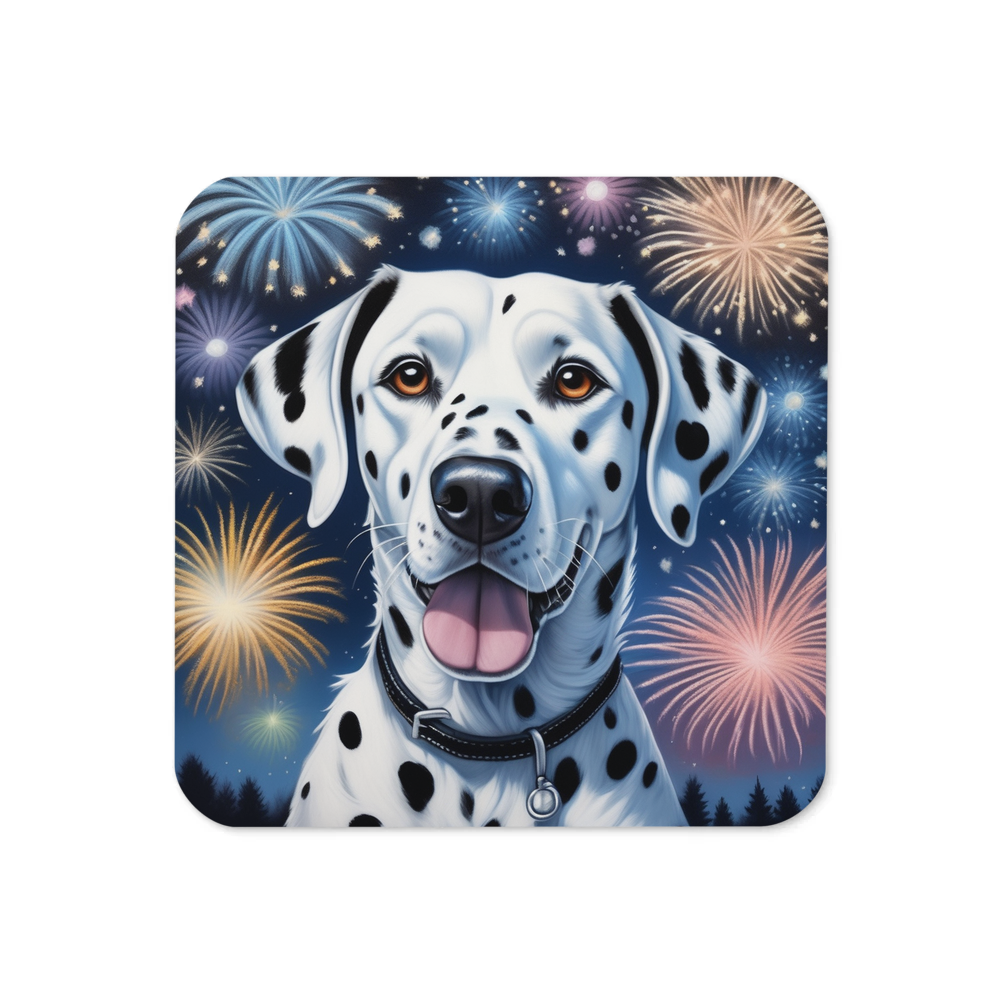 PugMug Custom Dalmatian Coaster