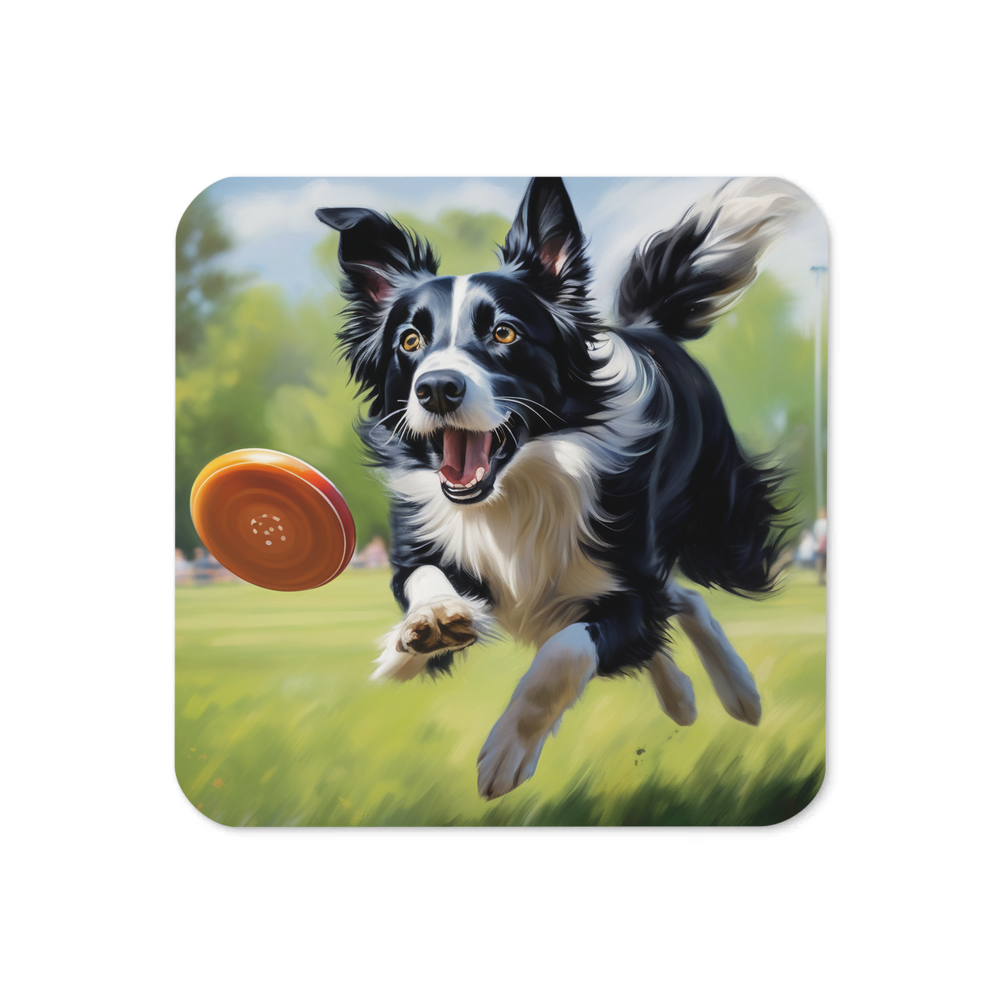 PugMug Custom Border Collie Coaster