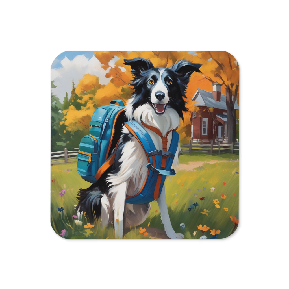 PugMug Custom Border Collie Coaster