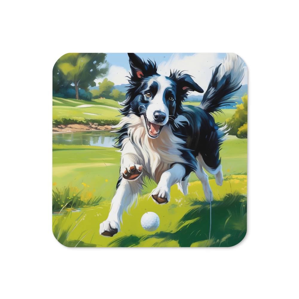 PugMug Custom Border Collie Coaster