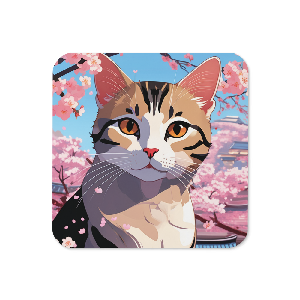 PugMug Custom Tabby American Shorthair Cat Coaster