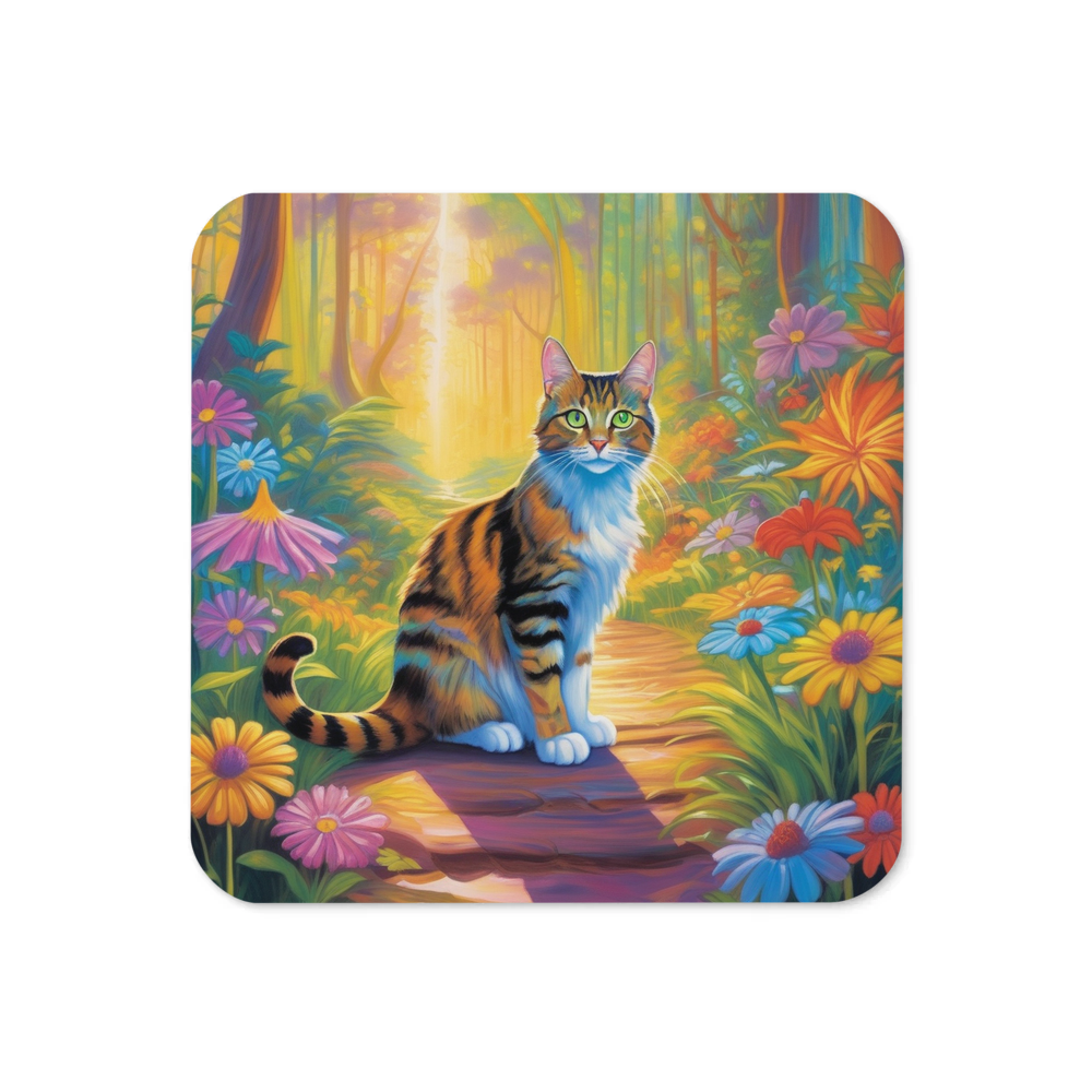 PugMug Custom Tabby Companion Cat Coaster