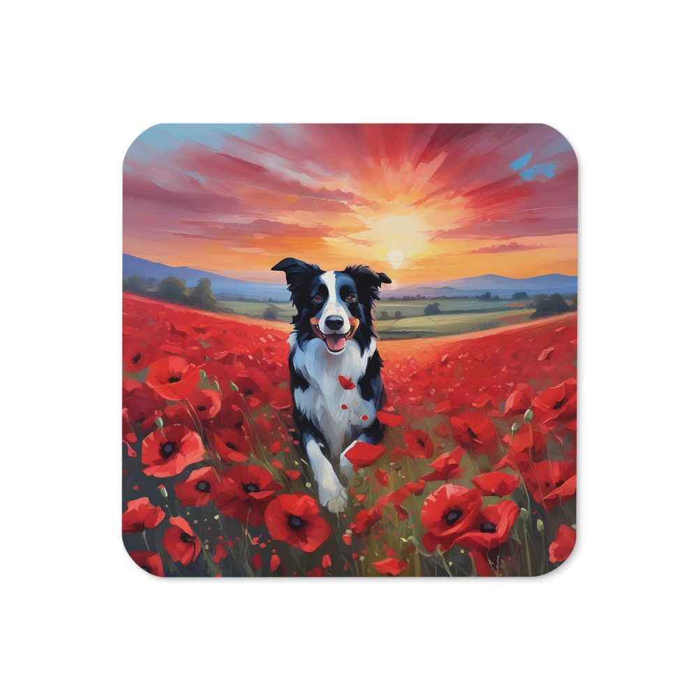 PugMug Custom Border Collie Coaster