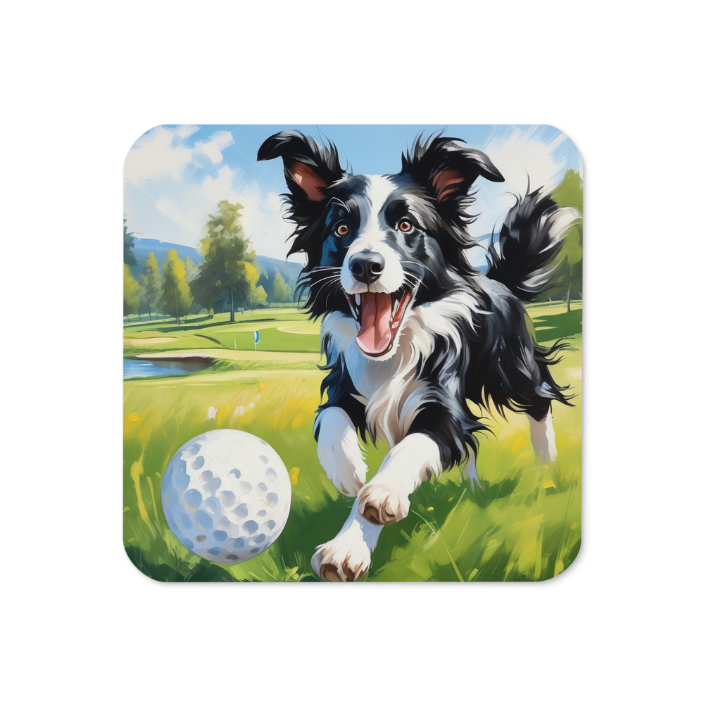 PugMug Custom Border Collie Coaster