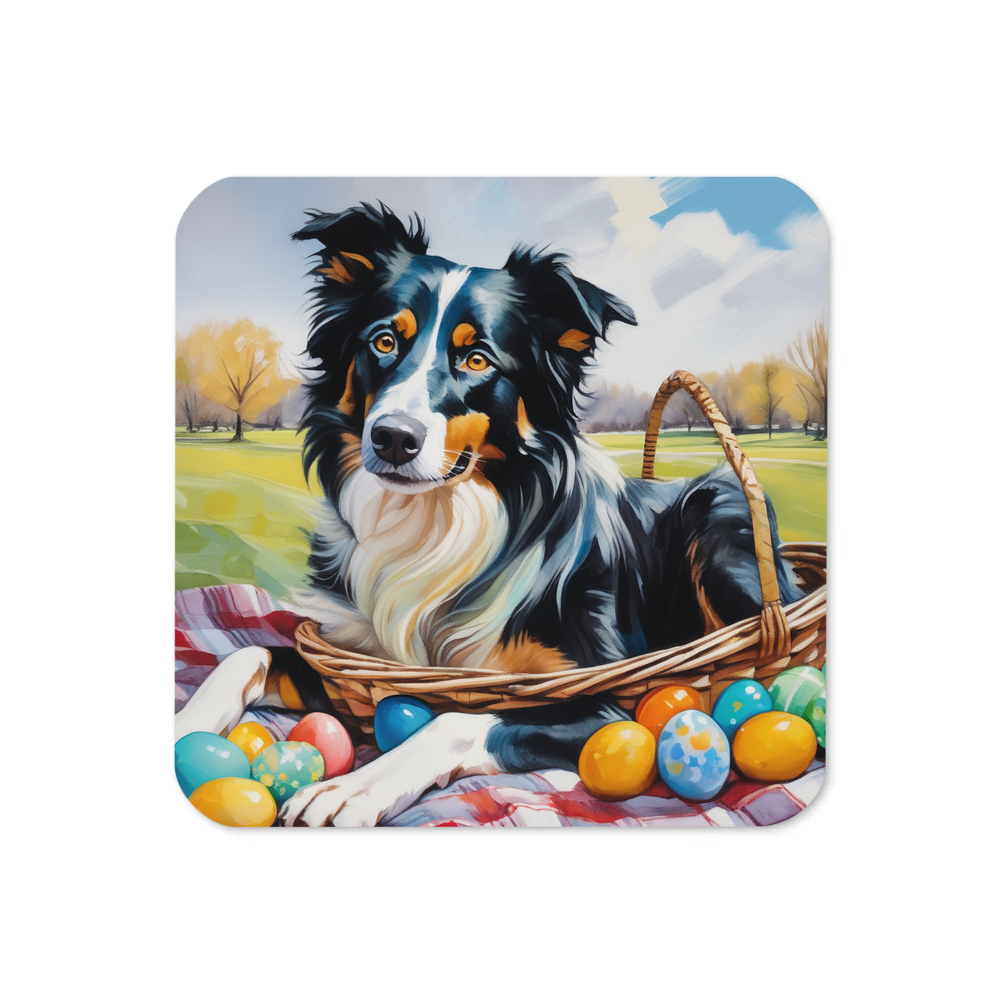 PugMug Custom Border Collie Coaster