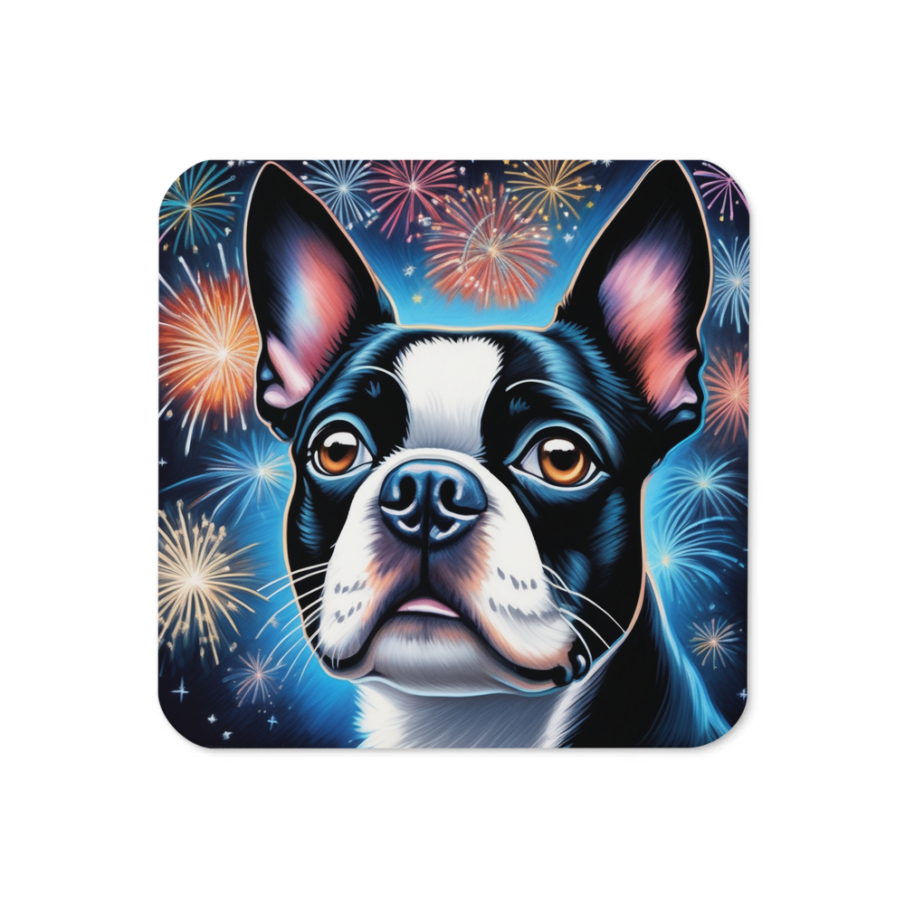 PugMug Custom Boston Terrier Coaster