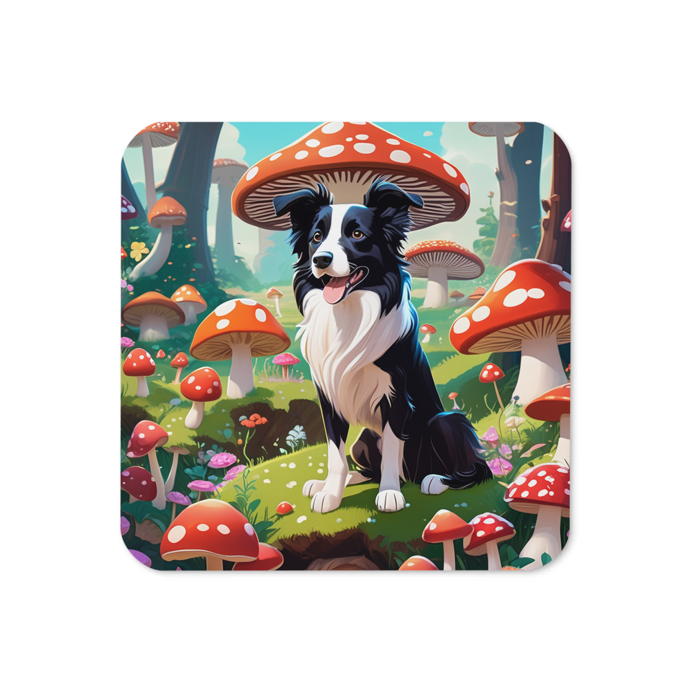 PugMug Custom Border Collie Coaster