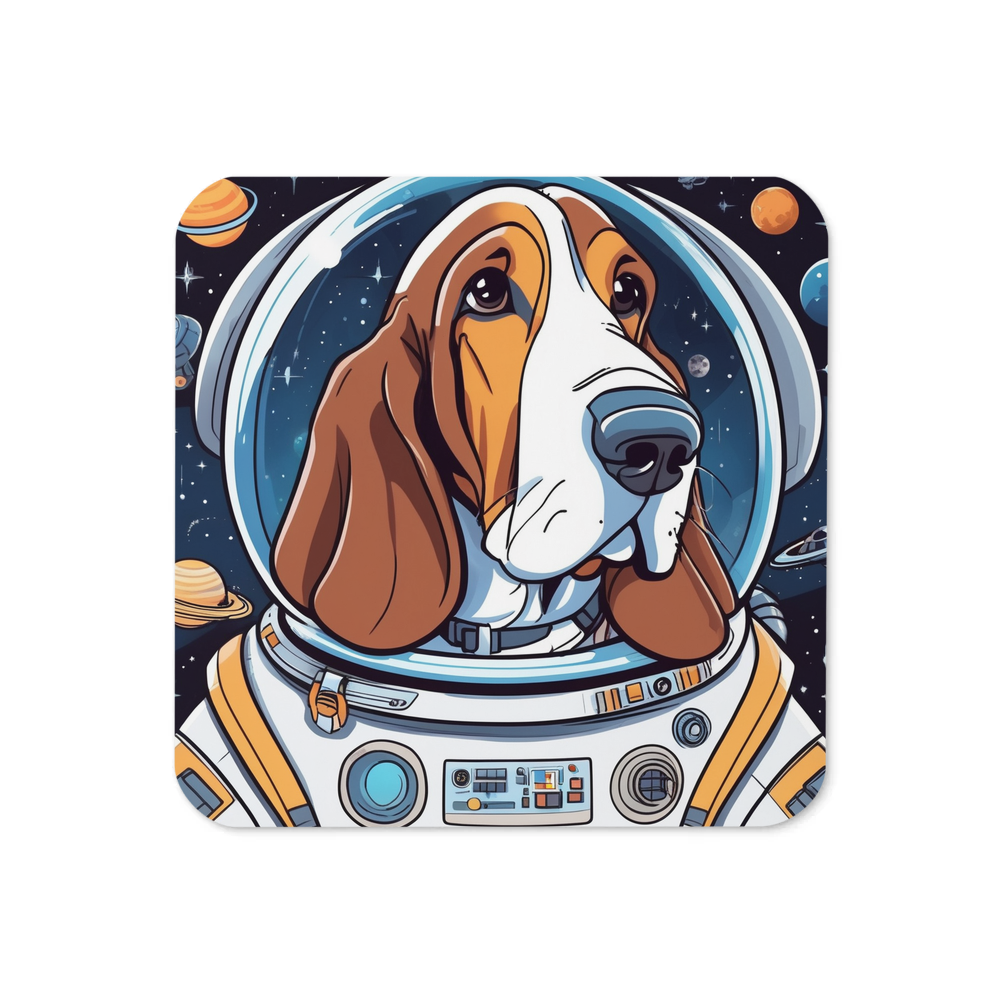 PugMug Custom Basset Hound Coaster