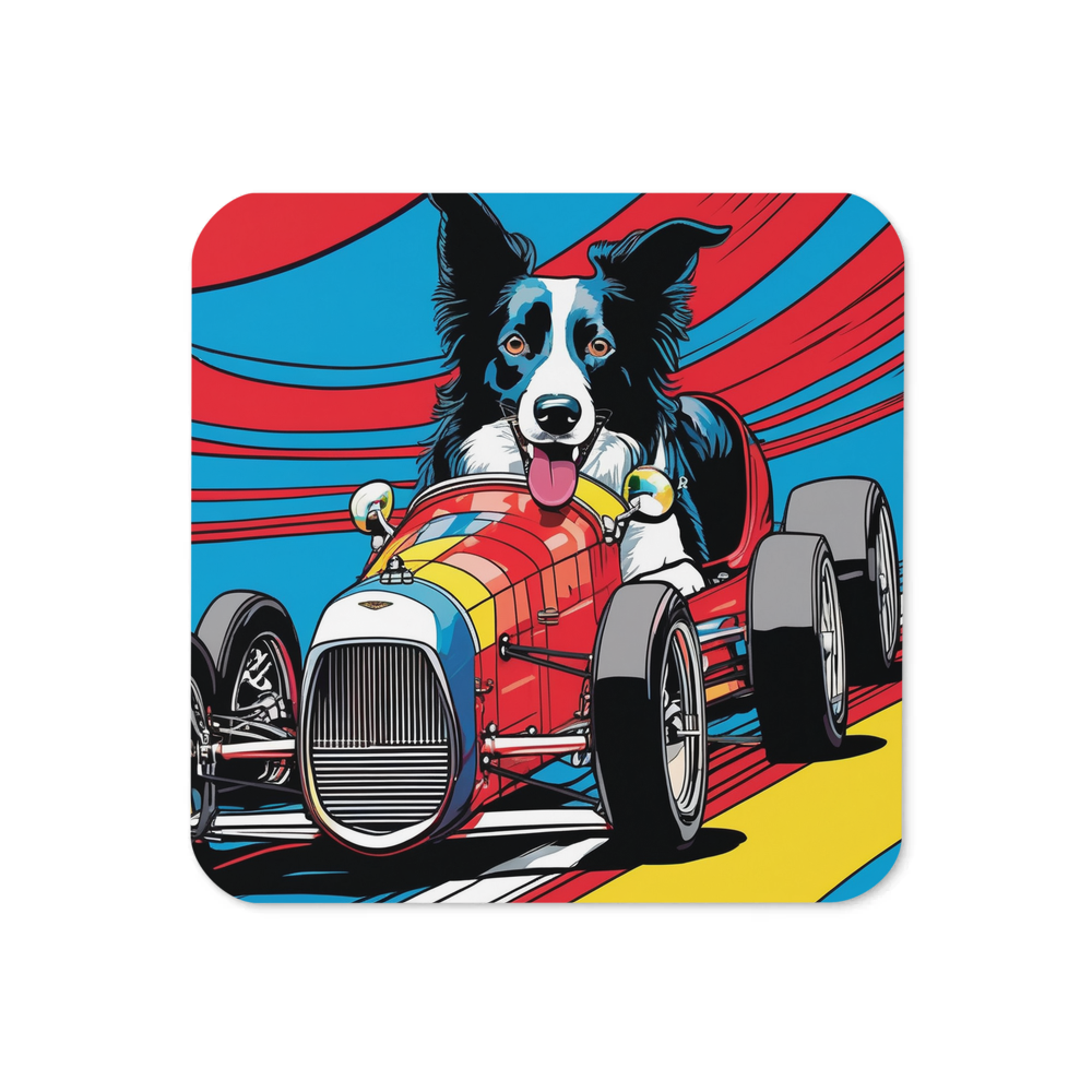 PugMug Custom Border Collie Coaster