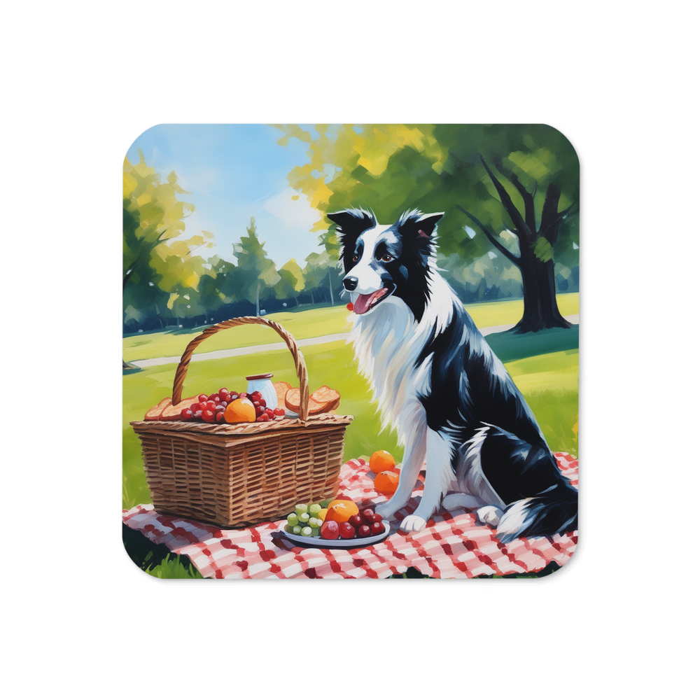 PugMug Custom Border Collie Coaster