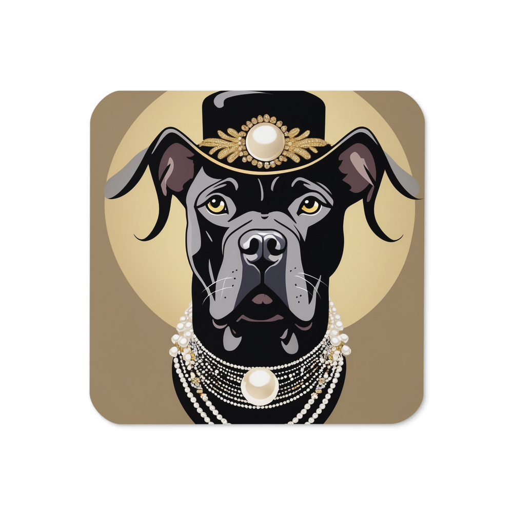 PugMug Custom Cane Corso Coaster