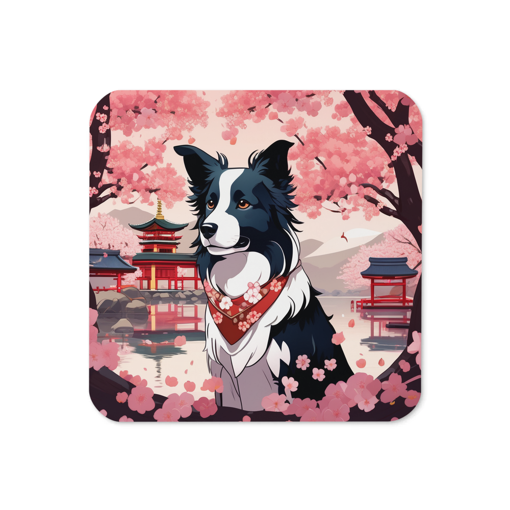 PugMug Custom Border Collie Coaster