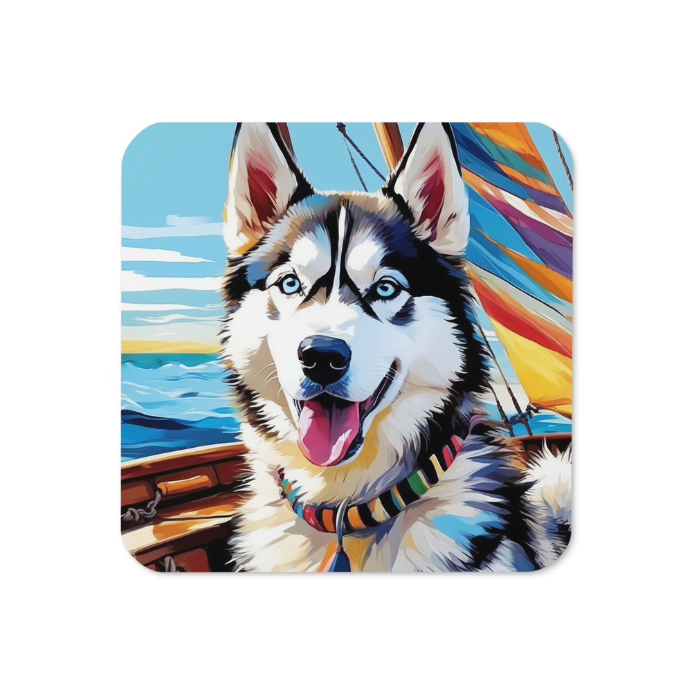 PugMug Custom Siberian Husky Coaster