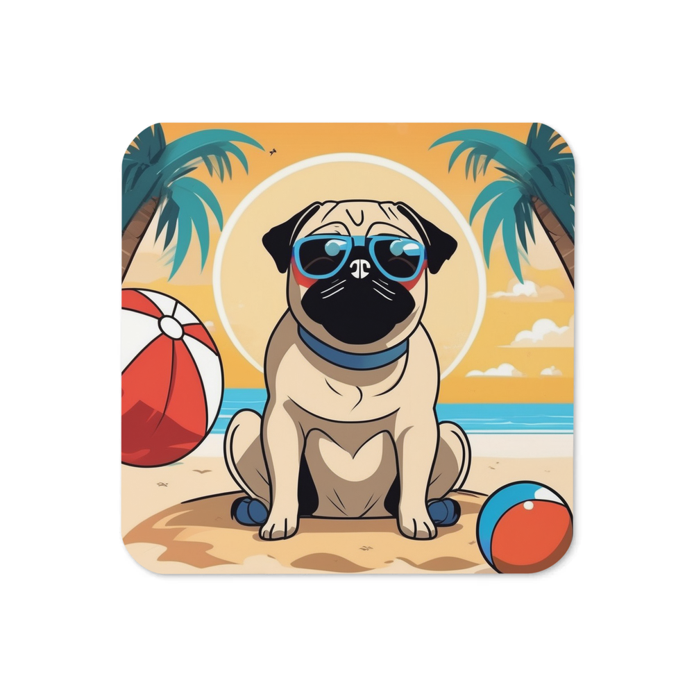 PugMug Custom Pug Coaster