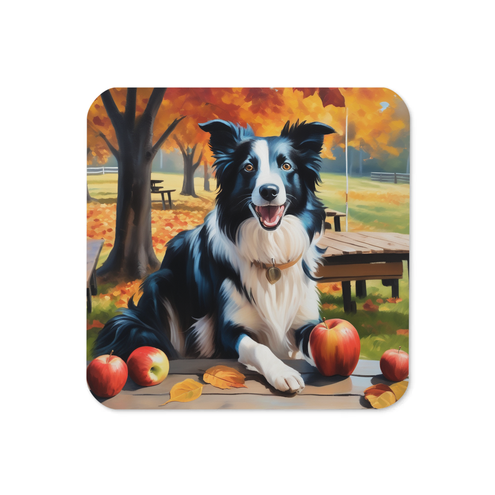 PugMug Custom Border Collie Coaster