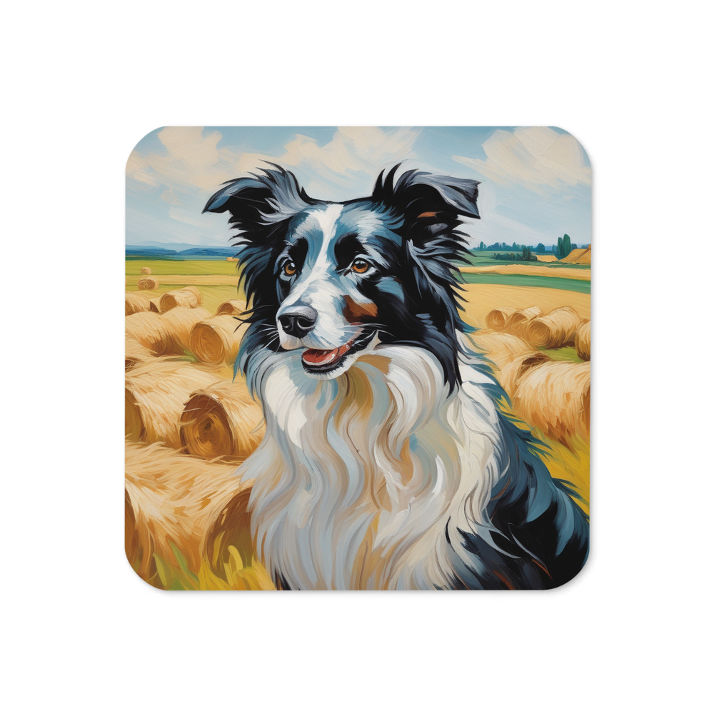 PugMug Custom Border Collie Coaster