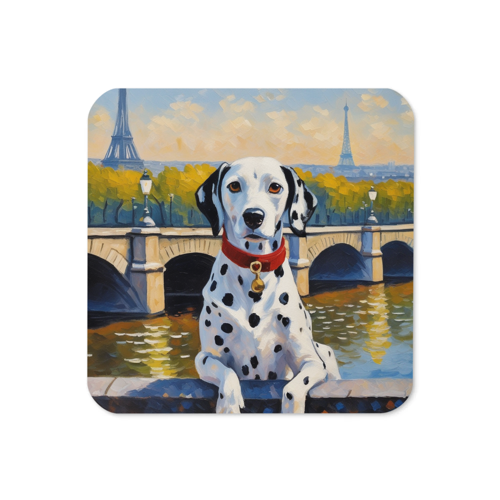 PugMug Custom Dalmatian Coaster