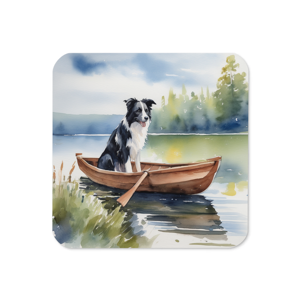 PugMug Custom Border Collie Coaster