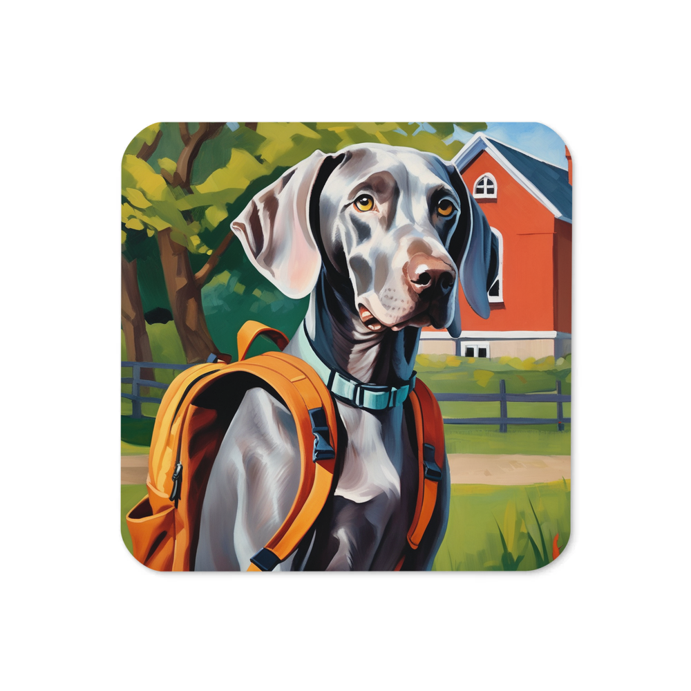 PugMug Custom Weimaraner Coaster