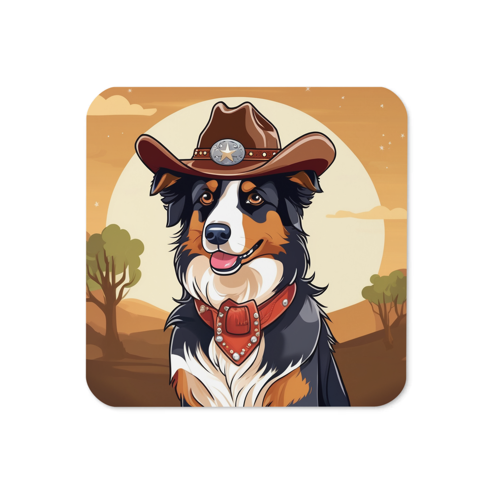 PugMug Custom Australian Shepherd Dog Coaster